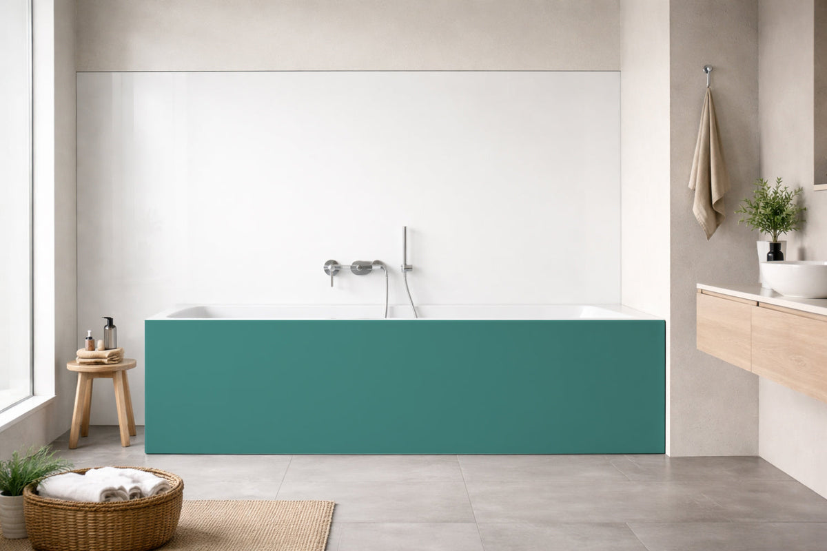 Badewannenverkleidung Einfarbig RAL 6033 Minttürkis