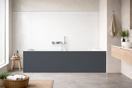 Badewannenverkleidung Einfarbig RAL 7015 Schiefergrau
