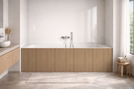 Badewannenverkleidung Holzoptik