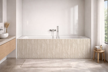 Badewannenverkleidung Holzoptik