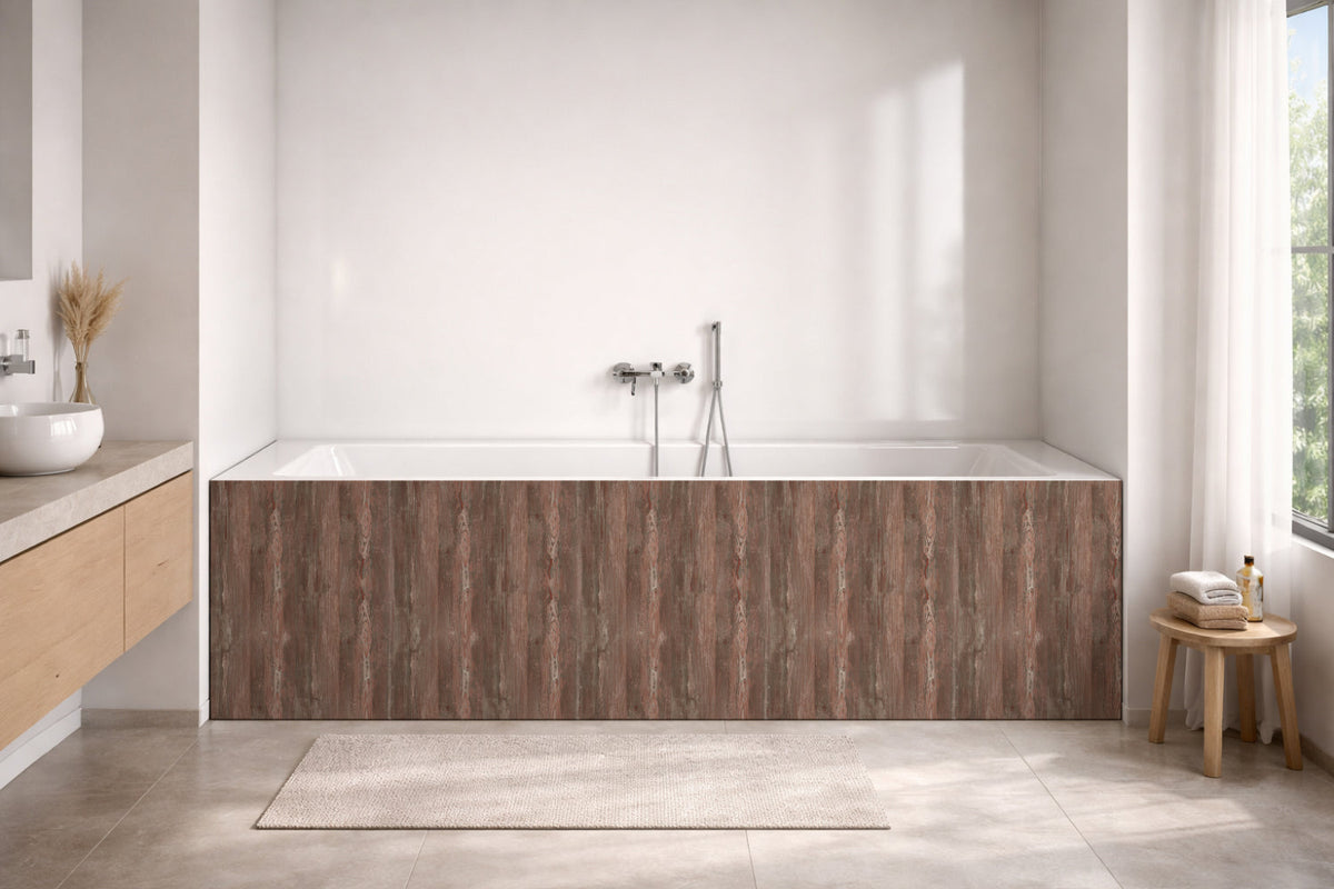 Badewannenverkleidung Holzoptik