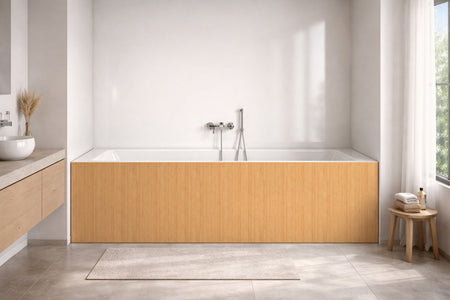 Badewannenverkleidung Holzoptik