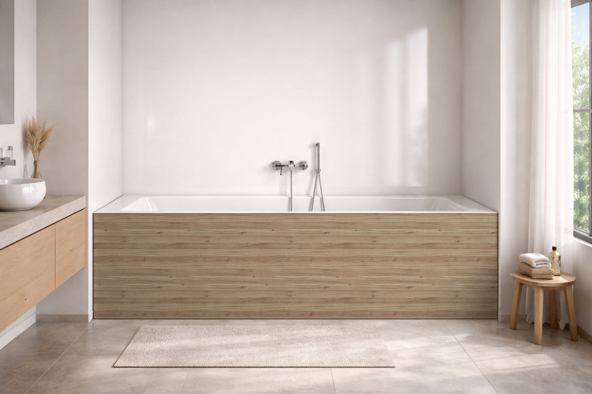 Badewannenverkleidung Holzoptik