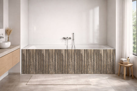 Badewannenverkleidung Holzoptik