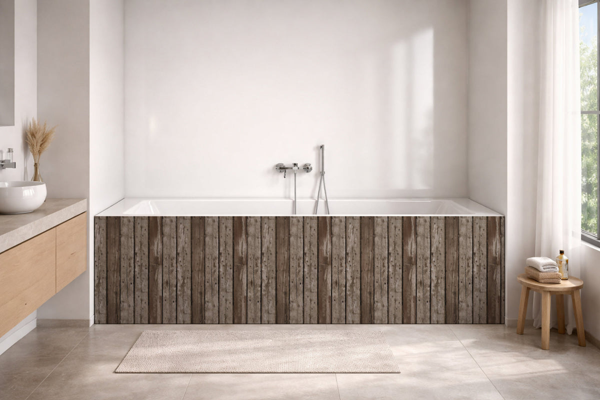 Badewannenverkleidung Holzoptik