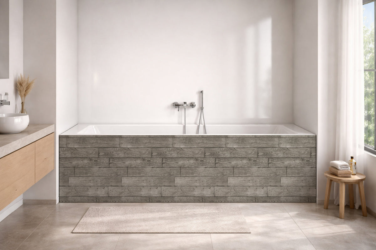 Badewannenverkleidung Holzoptik