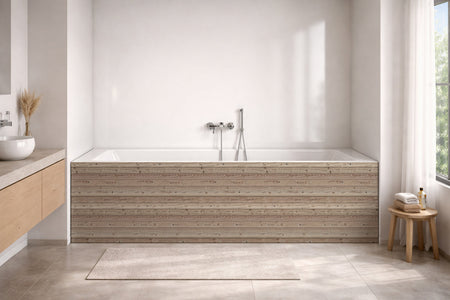 Badewannenverkleidung Holzoptik