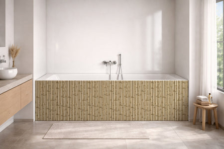 Badewannenverkleidung Holzoptik
