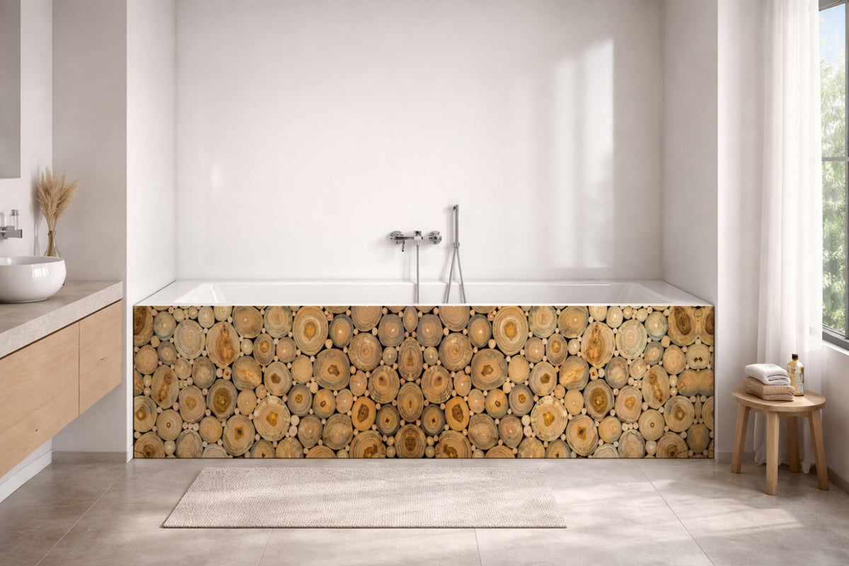 Badewannenverkleidung Holzoptik