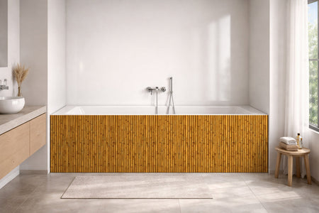 Badewannenverkleidung Holzoptik