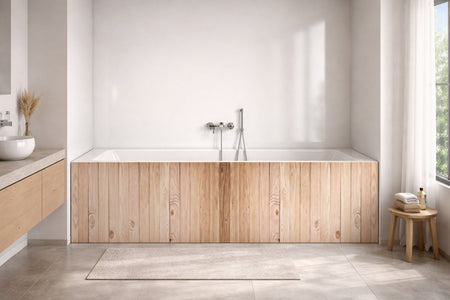 Badewannenverkleidung Holzoptik