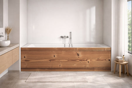 Badewannenverkleidung Holzoptik