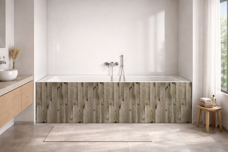 Badewannenverkleidung Holzoptik