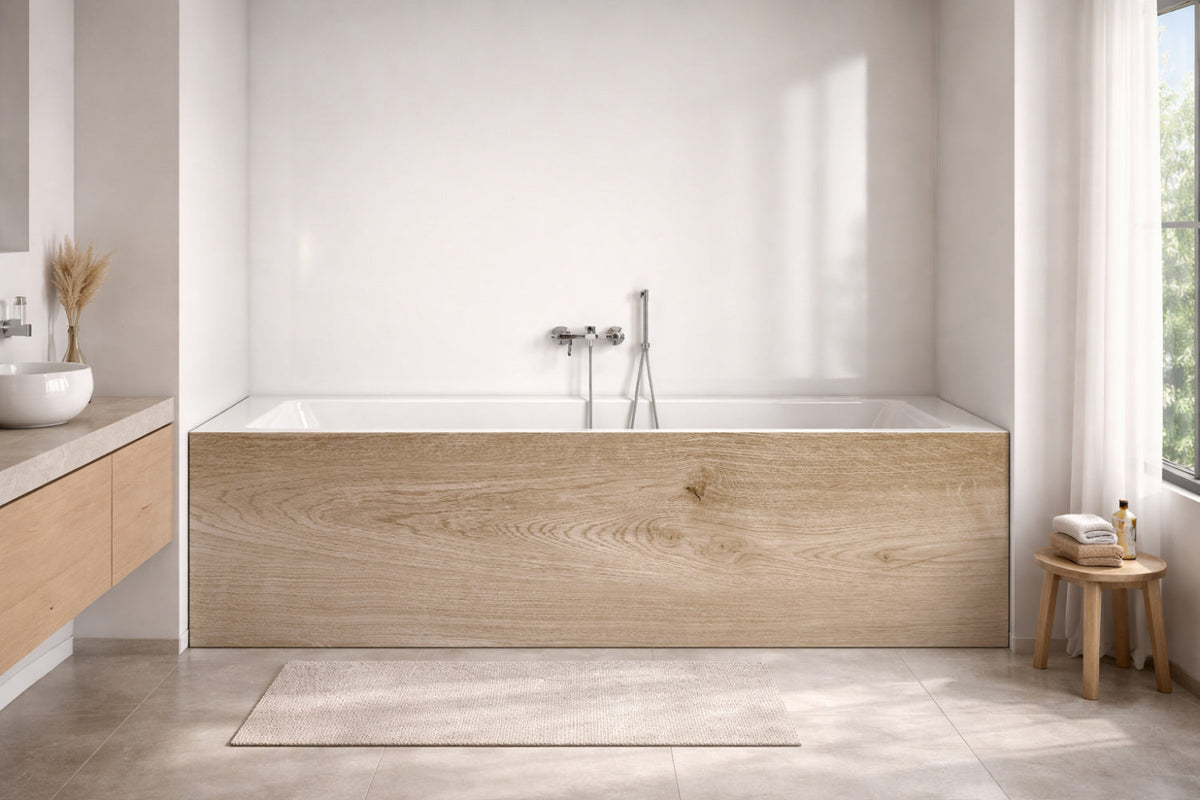 Badewannenverkleidung Holzoptik