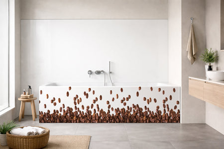 Badrückwand