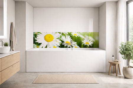 Badrückwand