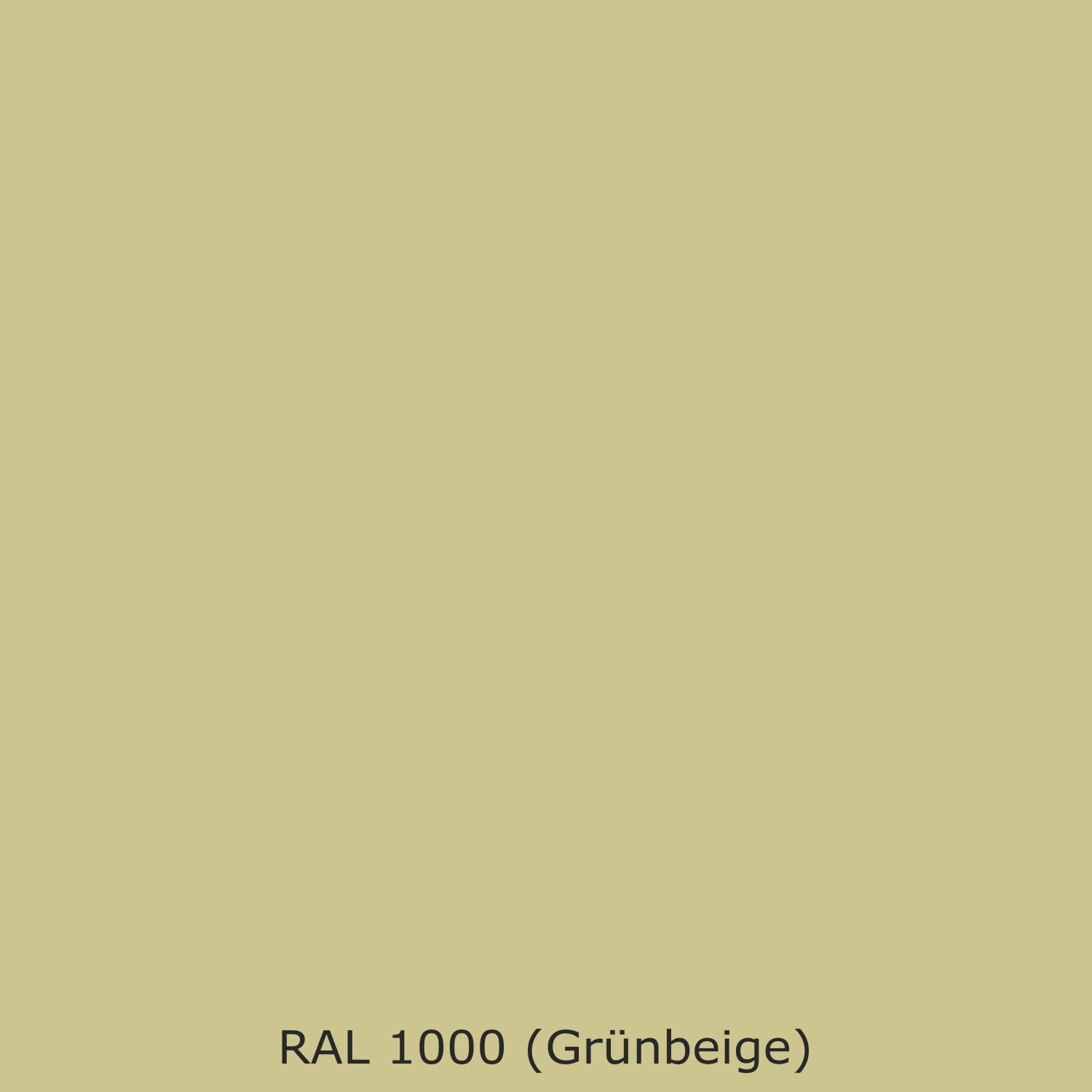 Toilettenrückwand Einfarbig #CCC58F RAL 1000 (Grünbeige)