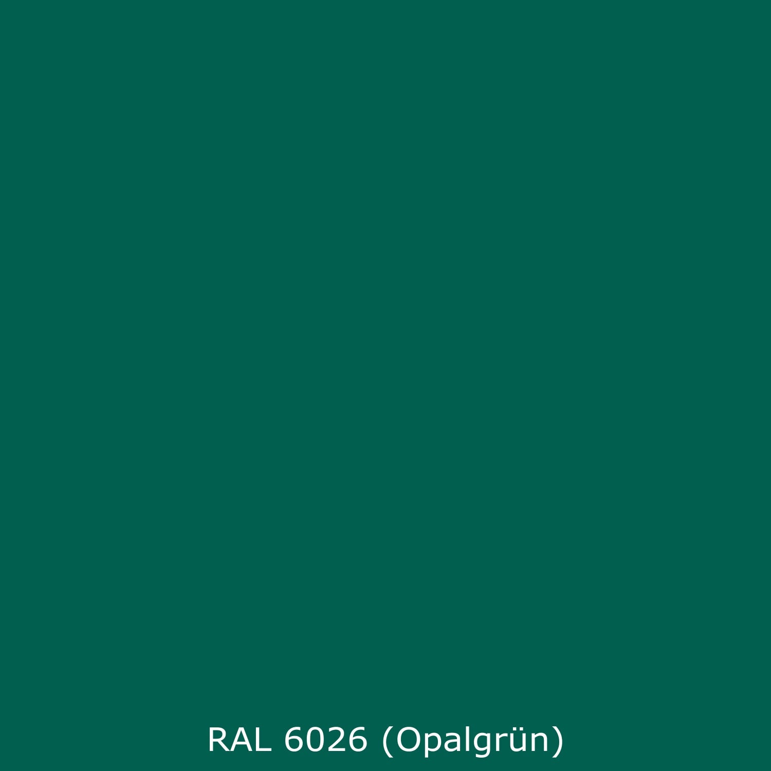 Toilettenrückwand Einfarbig RAL 6026 (Opalgrün)