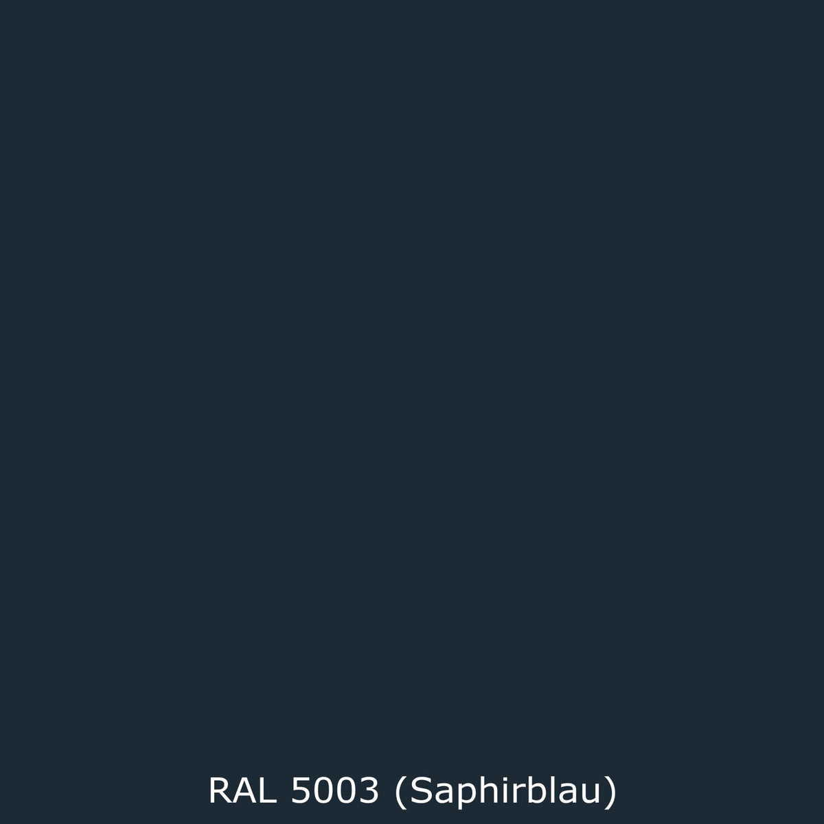 Toilettenrückwand Einfarbig RAL 5003 Saphirblau