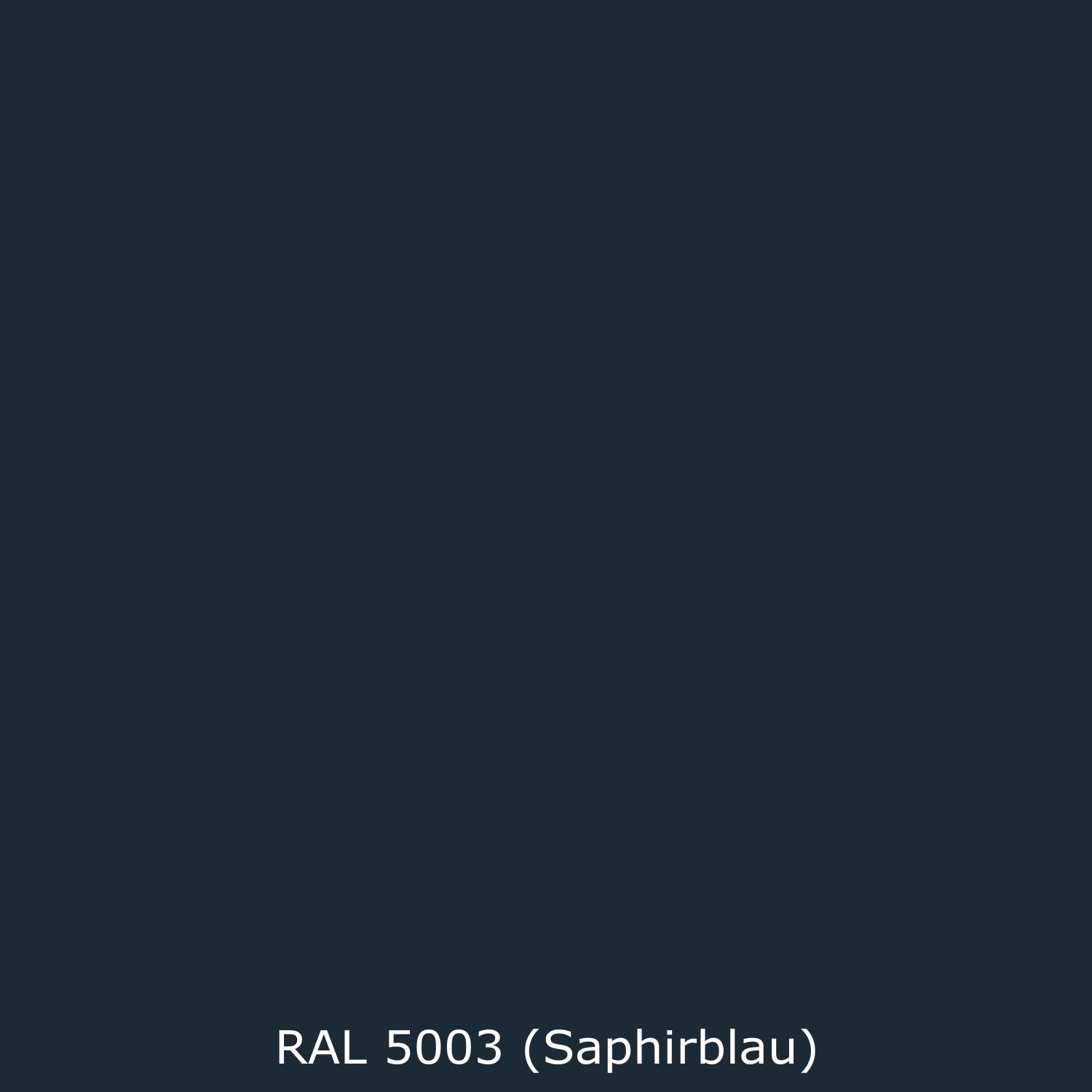 Toilettenrückwand Einfarbig RAL 5003 Saphirblau
