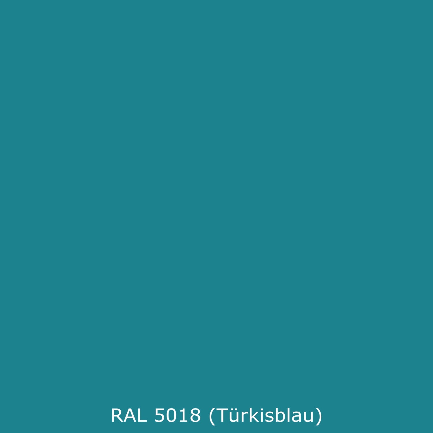 Toilettenrückwand Einfarbig RAL 5018 Türkisblau