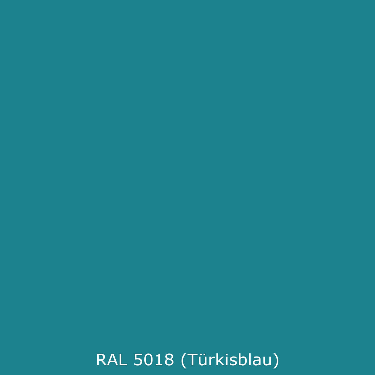 Toilettenrückwand Einfarbig RAL 5018 Türkisblau