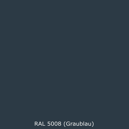 Toilettenrückwand Einfarbig RAL 5008 Graublau