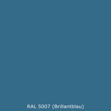 Toilettenrückwand Einfarbig RAL 5007 Brillantblau