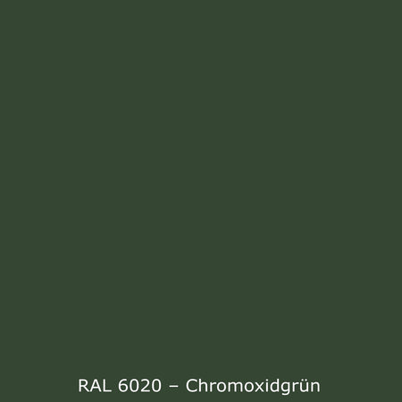 Toilettenrückwand Einfarbig RAL 6020 Chromoxidgrün