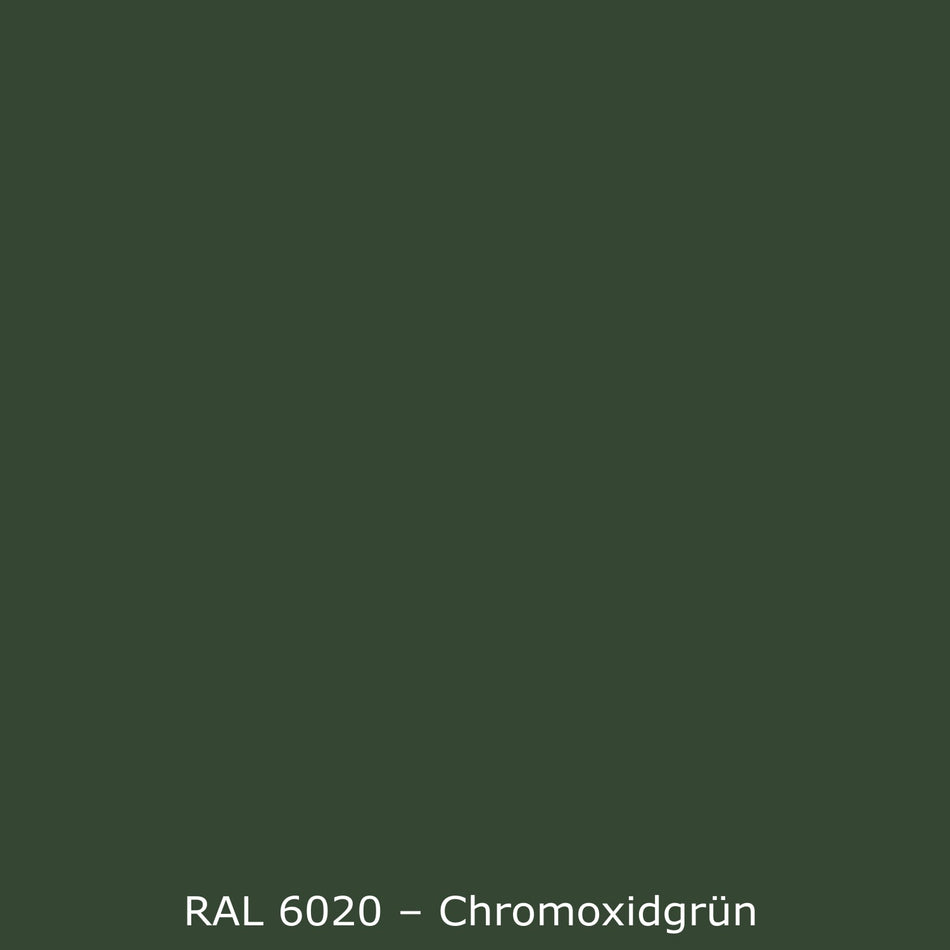 Toilettenrückwand Einfarbig RAL 6020 Chromoxidgrün