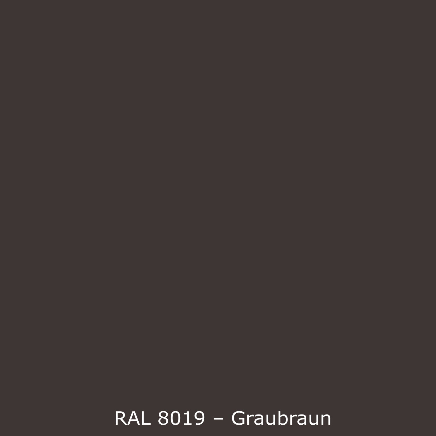 Toilettenrückwand Einfarbig RAL 8019 Graubraun