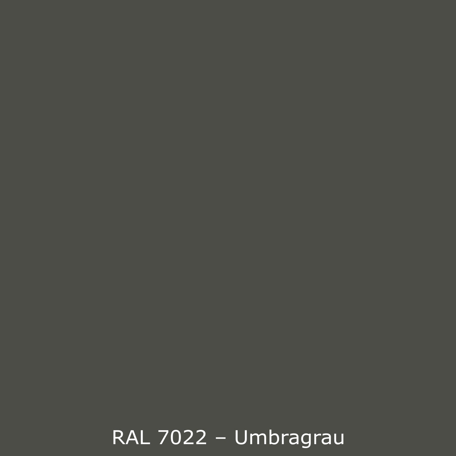 Toilettenrückwand Einfarbig RAL 7022 Umbragrau
