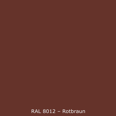 Toilettenrückwand Einfarbig RAL 8012 Rotbraun
