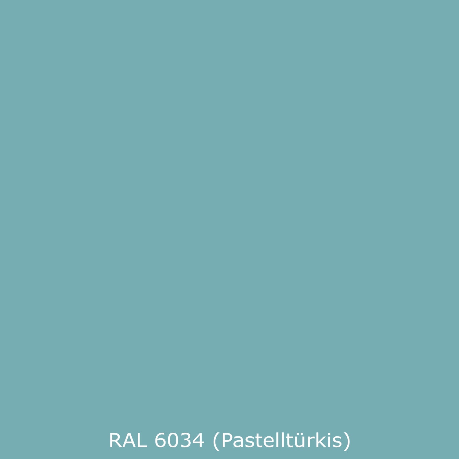 Toilettenrückwand Einfarbig RAL 6034 Pastelltürkis