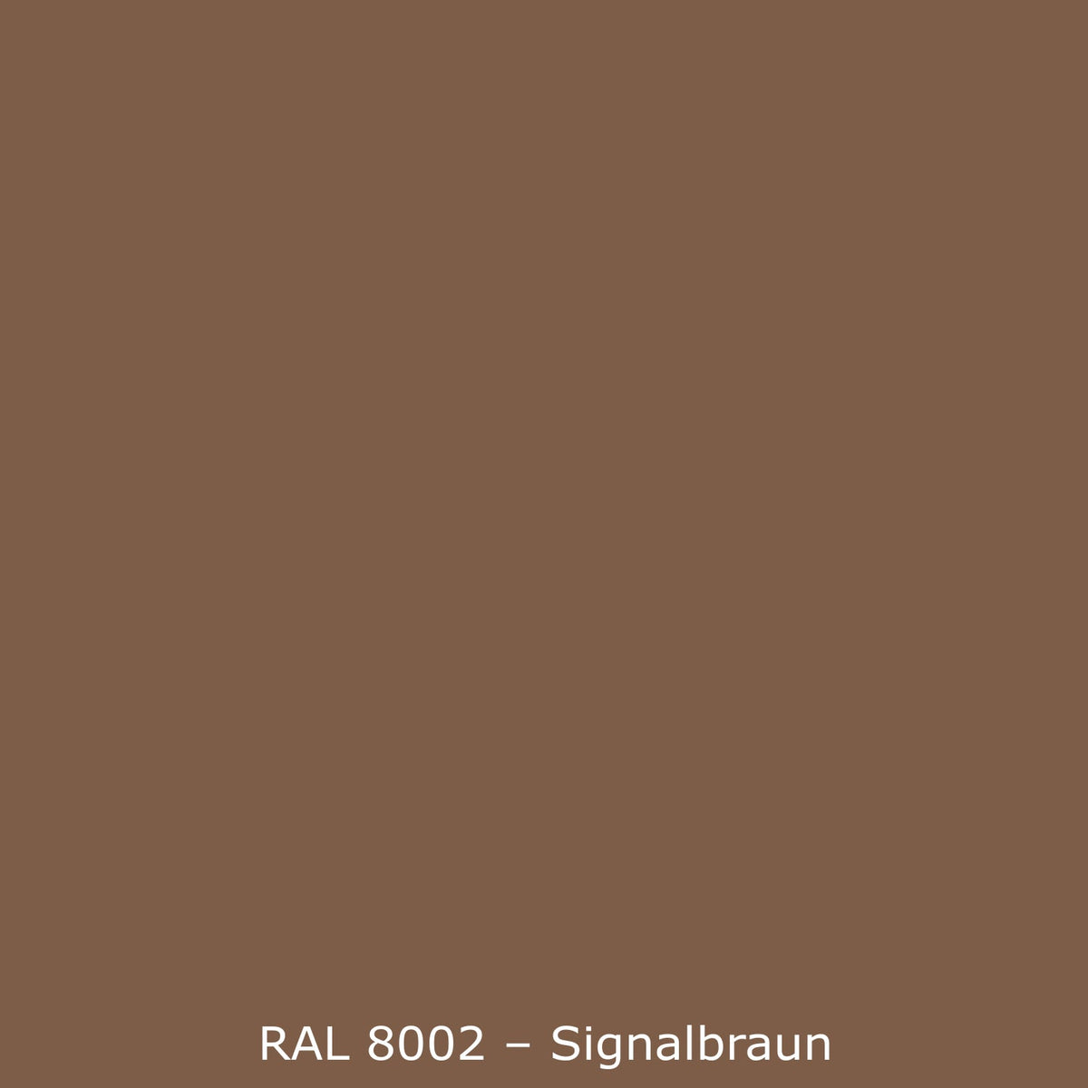 Toilettenrückwand Einfarbig RAL 8002 Signalbraun