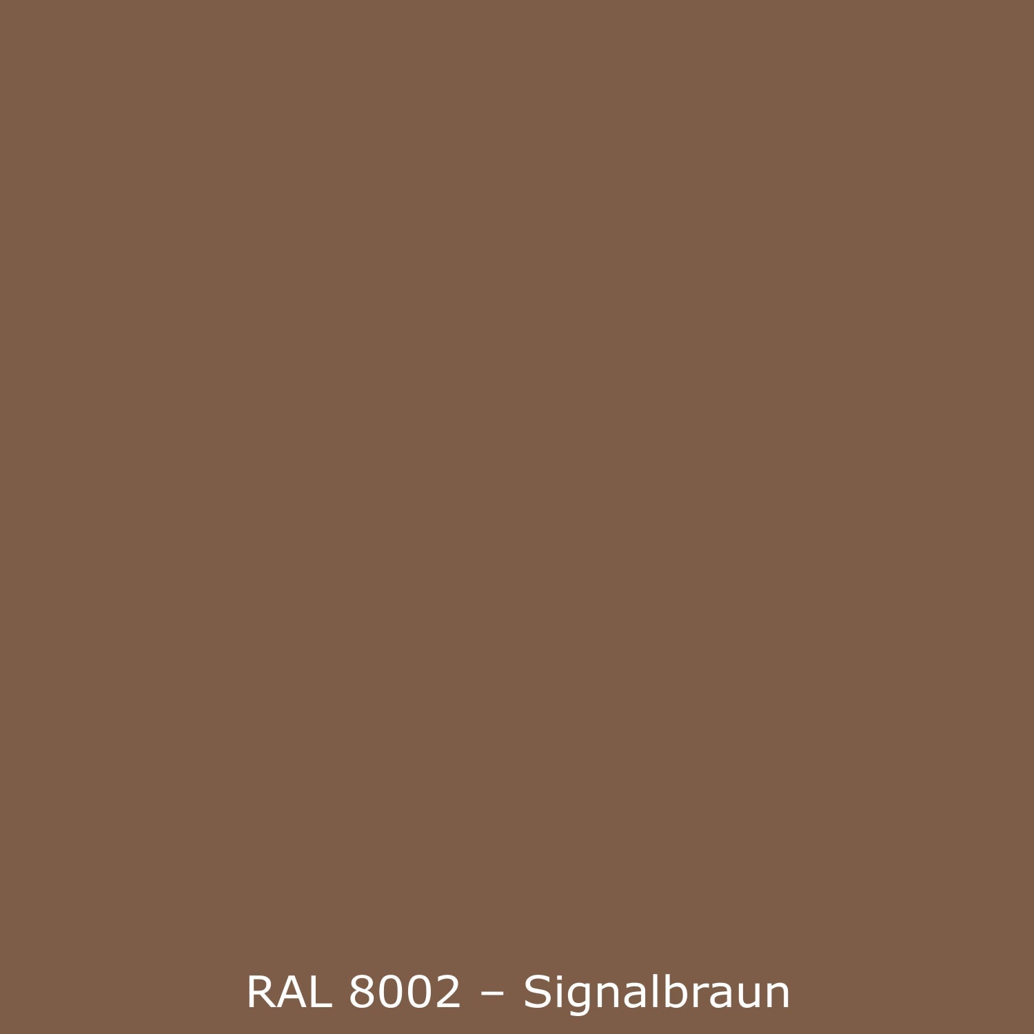 Toilettenrückwand Einfarbig RAL 8002 Signalbraun