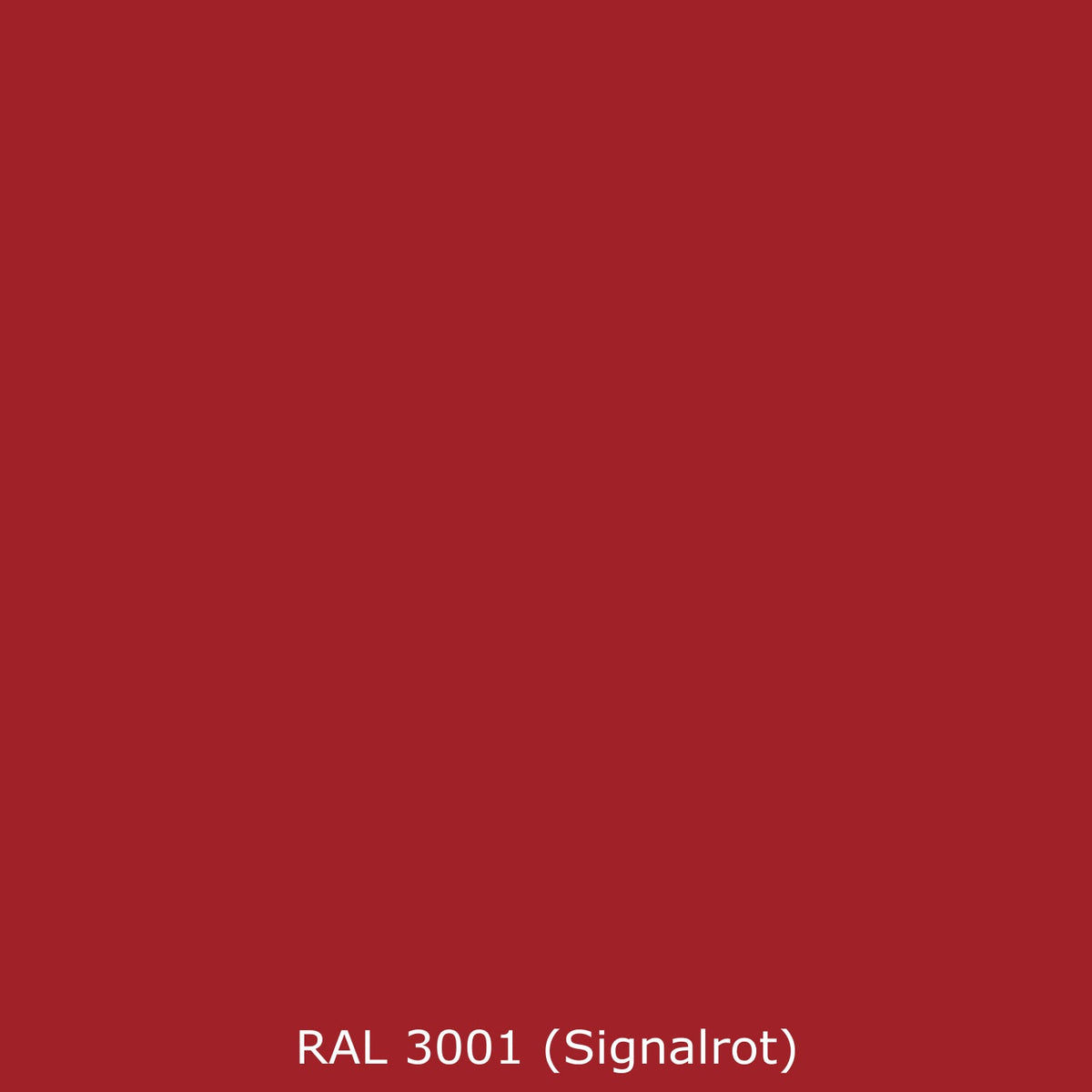 Toilettenrückwand Einfarbig RAL 3001 Signalrot
