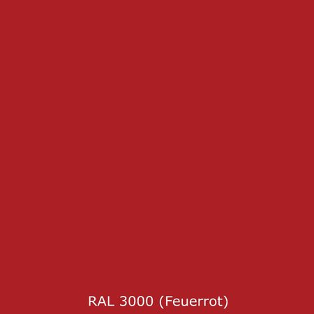 Toilettenrückwand Einfarbig RAL 3000 Feuerrot