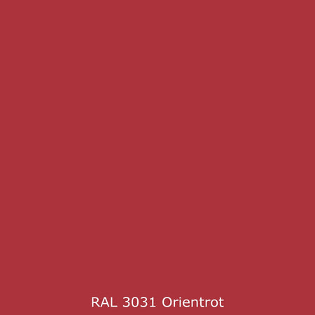 Toilettenrückwand Einfarbig RAL 3031 Orientrot