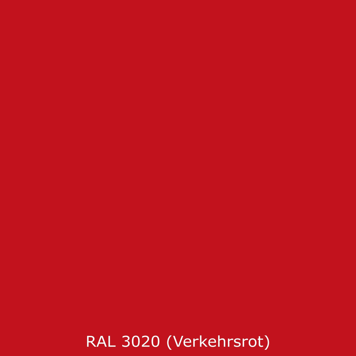 Toilettenrückwand Einfarbig RAL 3020 Verkehrsrot