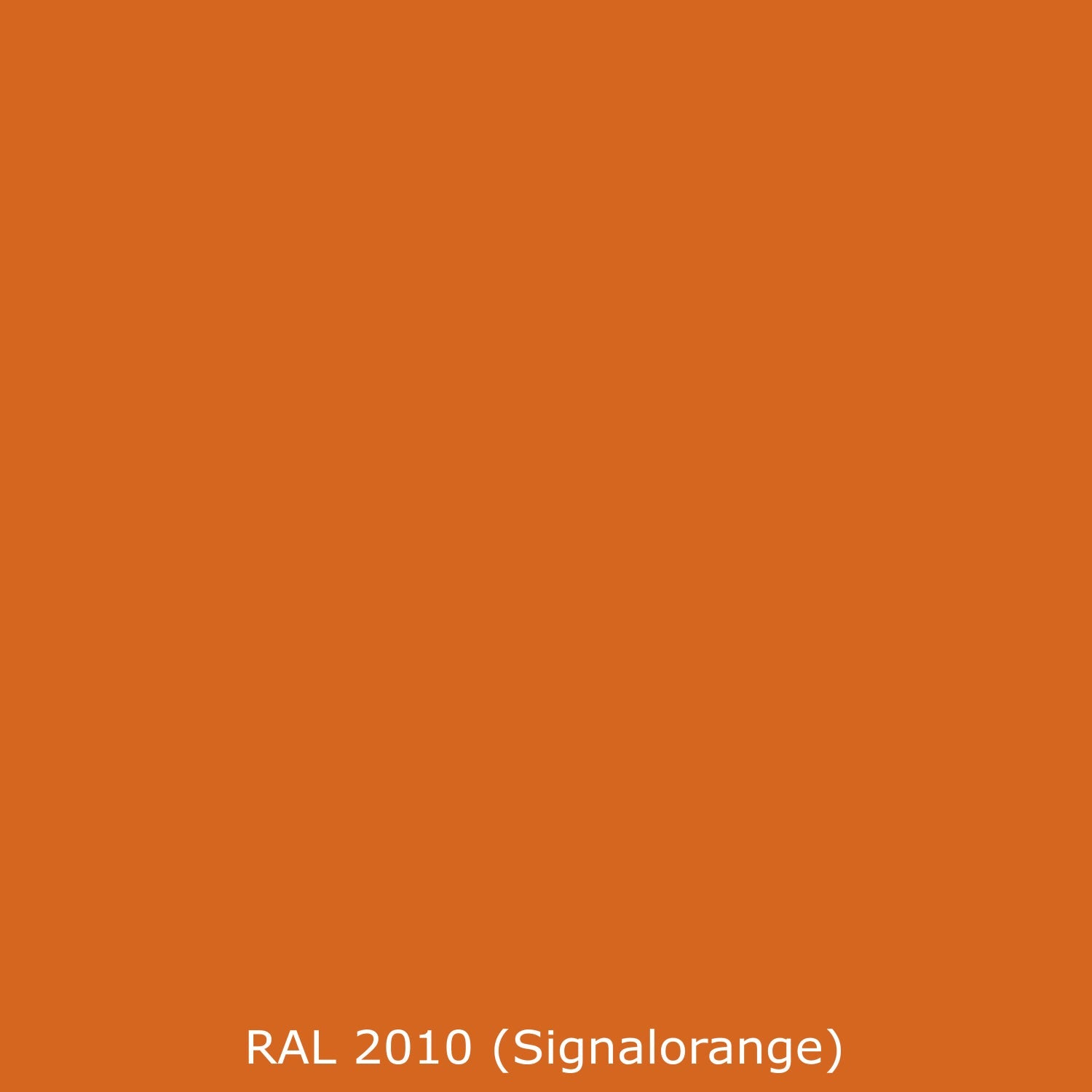 Toilettenrückwand Einfarbig RAL 2010 Signalorange