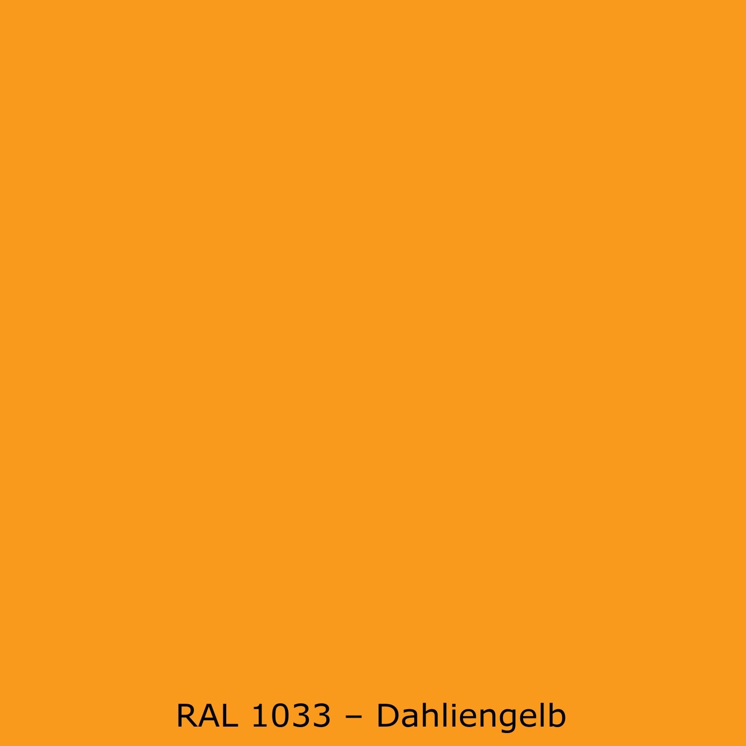 Toilettenrückwand Einfarbig RAL 1033 Dahliengelb