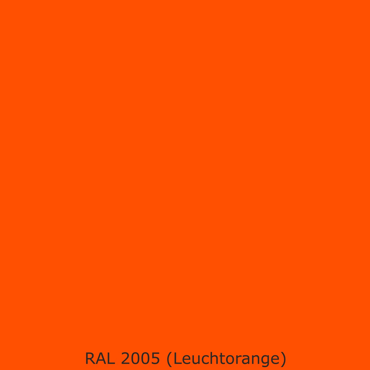 Toilettenrückwand Einfarbig RAL 2005 Leuchtorange