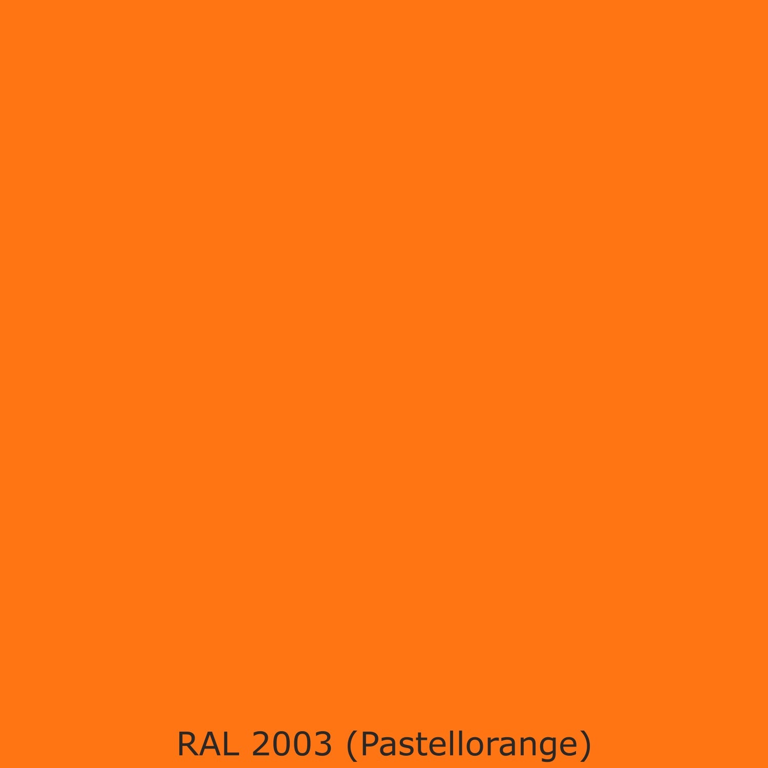 Toilettenrückwand Einfarbig RAL 2003 Pastellorange