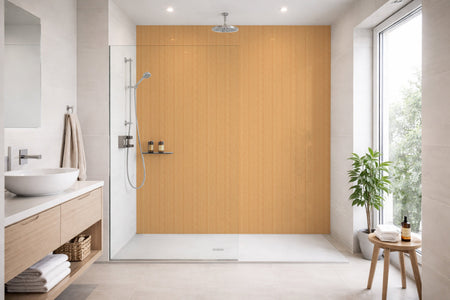 Toilettenrückwand Holzoptik