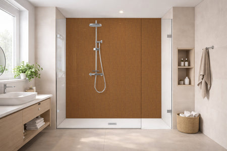 Toilettenrückwand Holzoptik