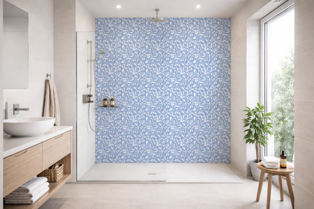 Toilettenrückwand Musteroptik