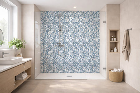 Toilettenrückwand Musteroptik