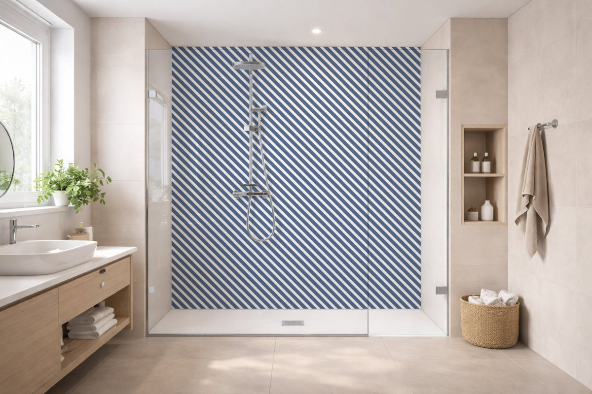 Toilettenrückwand Musteroptik