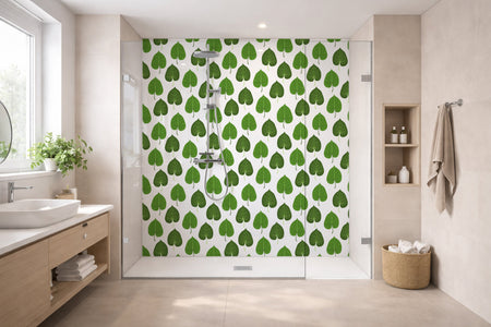 Toilettenrückwand Musteroptik